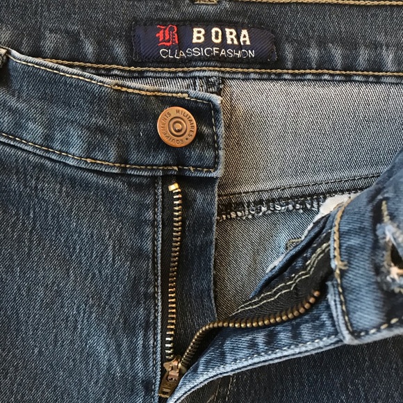 Bora Classic Fashion Denim Blue Jeans Womens Size 28 US 6 Flawed - Picture 7 of 13